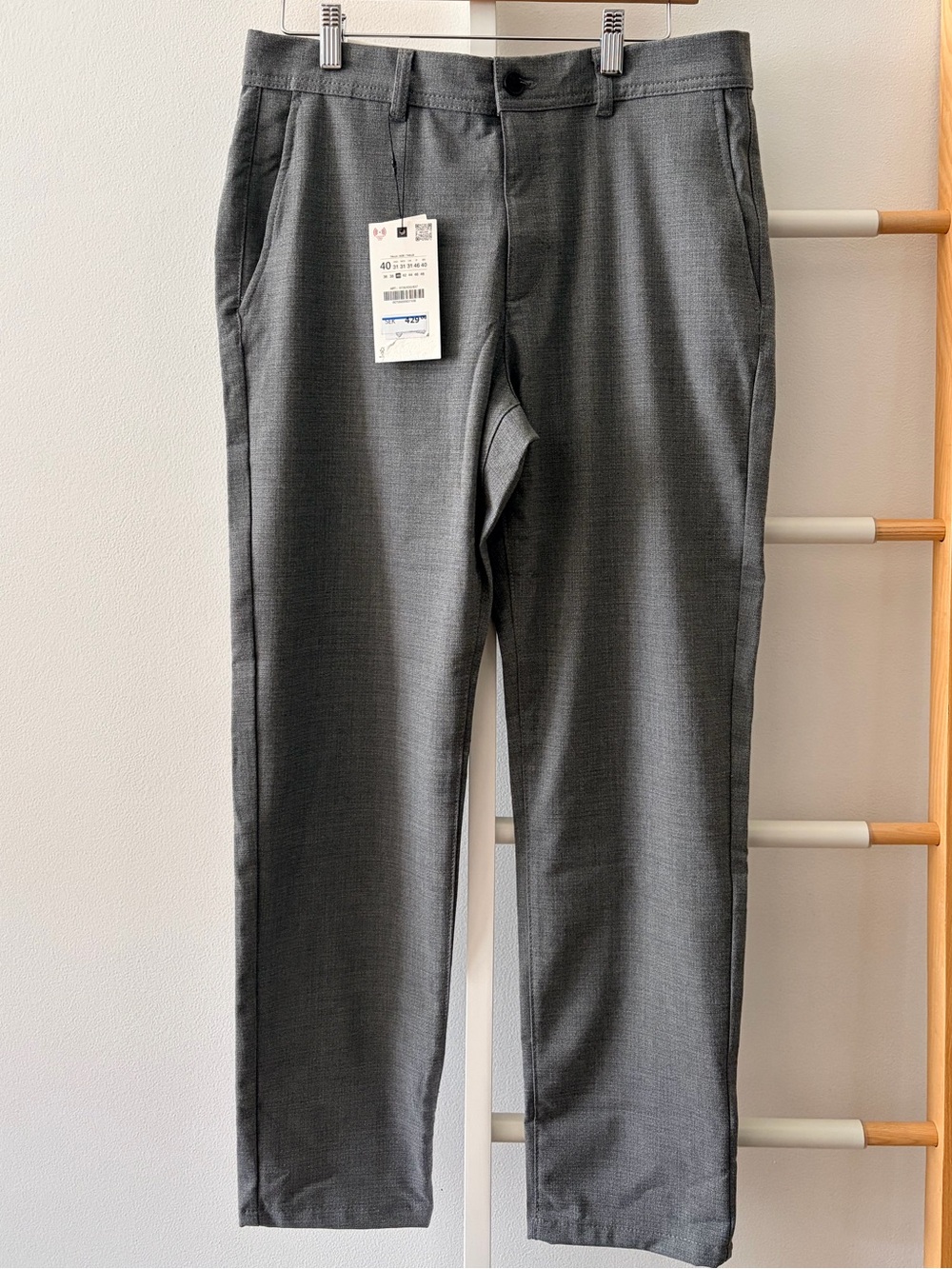 NWT Men's Zara Classic Gray Dress Pants